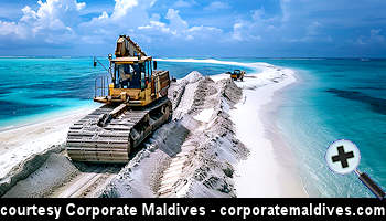 courtesy Corporate Maldives - Sand Mining Near Protected Areas