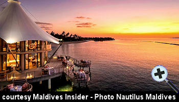 courtesy Maldives Insider - Sunset on The Nautilus Maldives