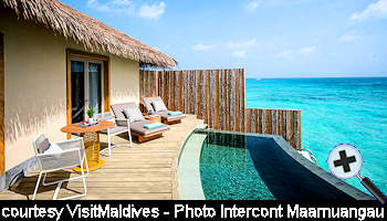courtesy VisitMaldives - InterContinental Maldives Maamunagau Resort