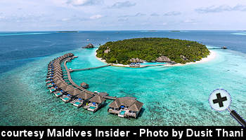 courtesy Maldives Insider - Dusit Thani Maldives aerial-view