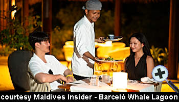 courtesy Maldives Insider - Inside the Restaurant at Barcelo Whale Lagoon Maldives