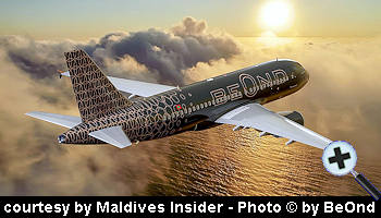 courtesy Maldives Insider - BeOnd Airplane