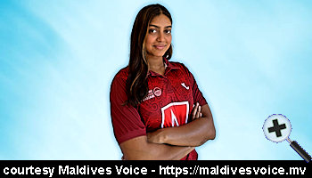 courtesy Maldives Voice - Maldivian swimmer Hamna Ahmed