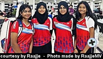 courtesy Raajje - Laiba Ahmed Mahloof, Aishath Amra Mohamed, Kiyan Adil Mohamed andAishath Yoomi Ali Ahmed