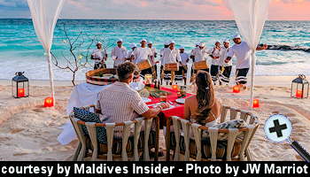 courtesy Maldives Insider - Beach Dinner at JW Marriott Maldives Resort & Spa Spa Spa Spa Spa