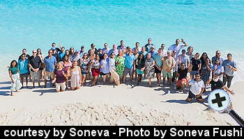 courtesy VisitMaldives - Soneva Fushi Tourists and Team