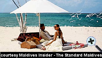 courtesy Maldives Insider - Beach-Picnic at The Standard Maldives