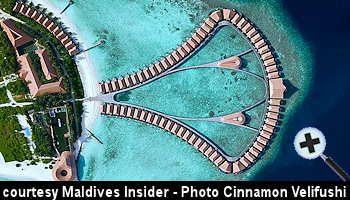 courtesy Maldives Insider - Cinnamon Velifushi Maldives Resort Watervillas