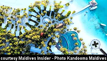 courtesy Maldives Insider - Kandooma Maldives aerial-view