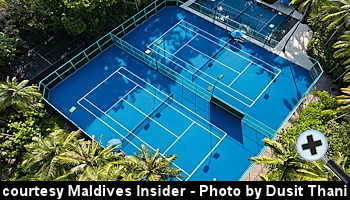 courtesy Maldives Insider - Dusit Thani Maldives sports facilities