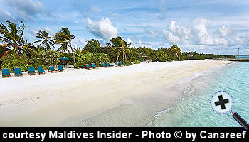courtesy Maldives Insider - Canareef Beach