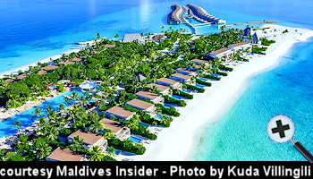 courtesy Maldives Insider - Kuda Villingili aerialview