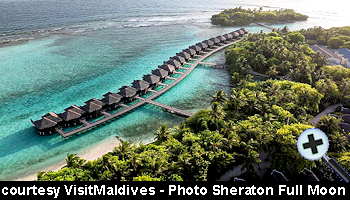 courtesy VisitMaldives - Sheraton Maldives Full Moon Resort Watervillas