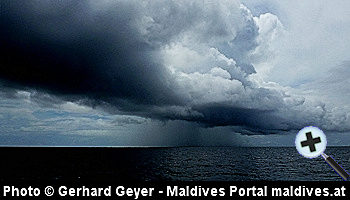 Photo by Gerhard Geyer - Widespread rainfall across Maldives