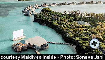 courtesy Maldives Insider - Soneva Jani with Cinema Paradiso