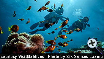 courtesy VisitMaldives - Six Senses Laamu coral reef