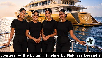 courtesy The Edition - Female Maldivian staff to work on safari boats