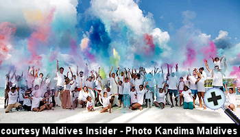 courtesy Maldives Insider - Kanima Maldives colours on Beach